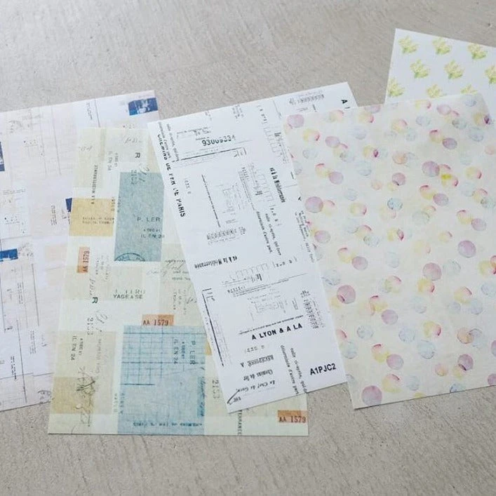 Yohaku - Washi Tape - Masking Sheet - Basic 4 Yohaku - Washi Tape - Masking Sheet - Basic