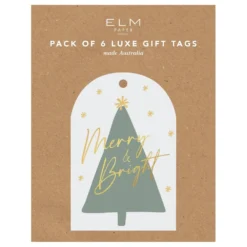 ELM Paper - Gift Tags - Christmas - Merry And Bright