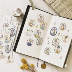 Pion - Washi Tape - Flower Frame Girl