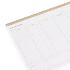 Bookbinders Design - Planner - Weekly A4 - Sandbrown Desk Pads & To-Dos